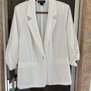 NYC Women's Elegant White Blazer